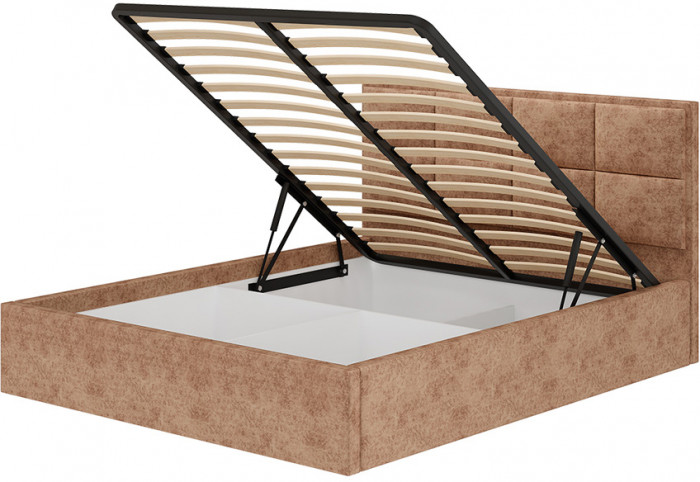 Кровать 160х200 с подъемным механизмом Линда КР-16, Грифельный