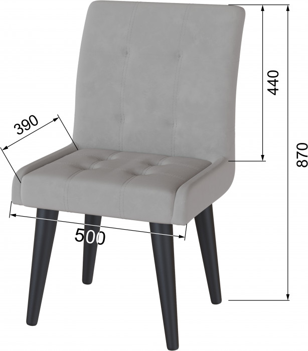 Стул Гира светло-серый