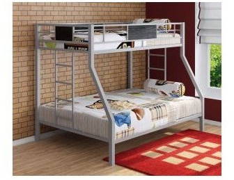 Двухъярусная кровать Гранада, серая