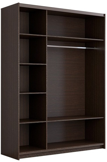 Шкаф-купе Иннэс-5 1400 Ф4/Ф4, Бодега белая