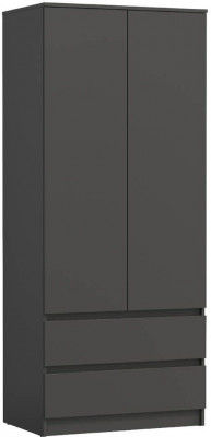 82.03 шкаф для одежды Берген Диамант серый