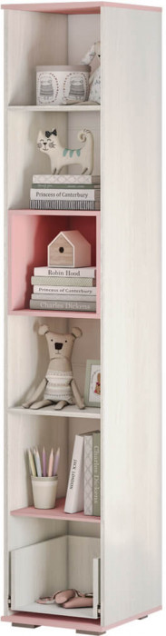 "Малибу" ПН-12 Пенал (402х217х460) ясень белый/айскрим/белый фп