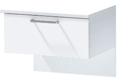 Тумба приставная "Иннэс-7", Белый