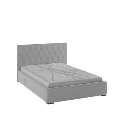 Октавия Кровать интерьерная 140 светло-серый ромб, ПМ