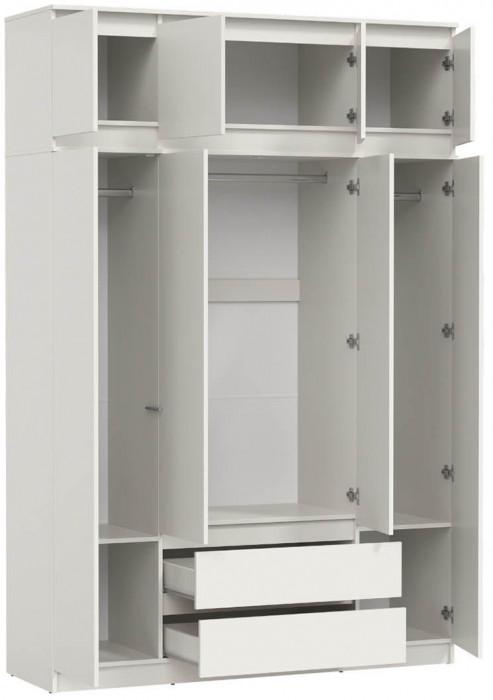 82.01 шкаф + 82.04 тумба Берген Белый