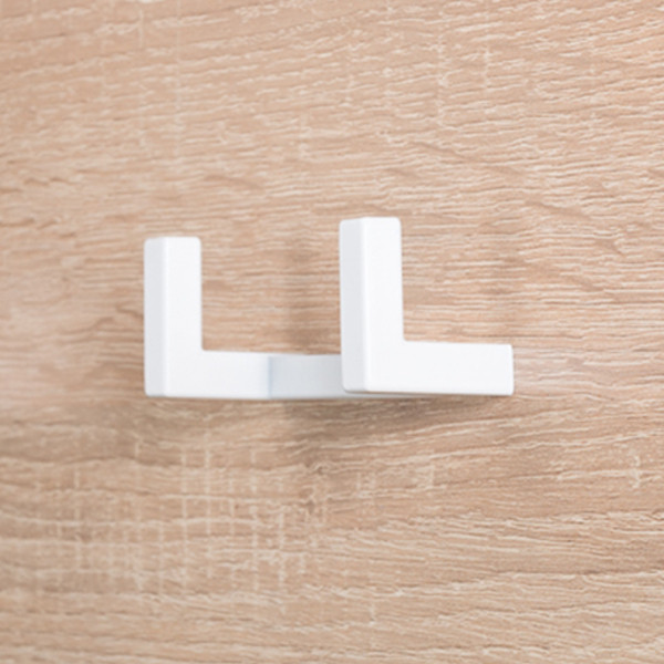 Куба Прихожая 17, дуб сонома/белый премиум