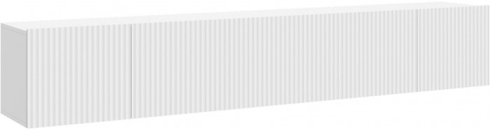 Тумба ТВ Сканди Стиль (Белый / Белый глянец)