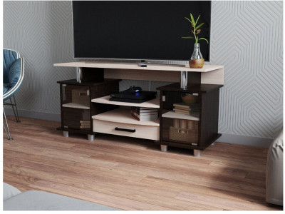 Тумба ТВ 003(к2) венге/дуб молочный