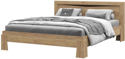 Спальня "Паола" КР 702 (1500х844х2120 мм) с ортопедом дуб крафт золото