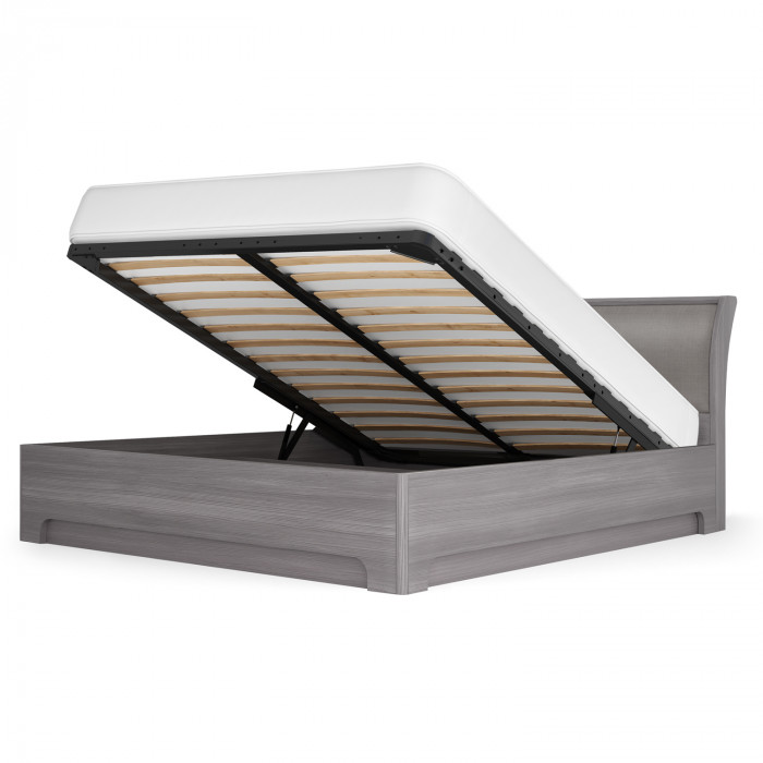 Кровать-3 с подъемным основанием 1600 экокожа Парма Нео