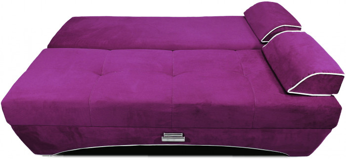 Диван-кровать раскладной еврокнижка прямой Валенсия велюр, цвет синий