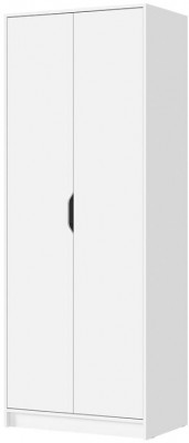 РУНА ШК 02 Шкаф 2-х створчатый Фасад БЕЛЫЙ/Корпус БЕЛЫЙ