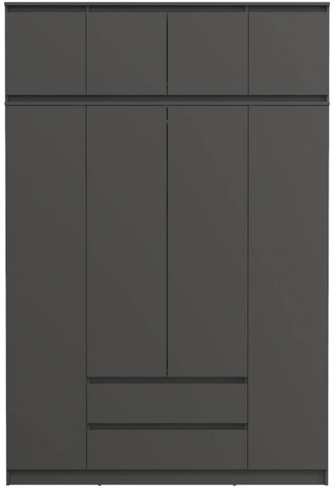 82.01 шкаф + 82.04 тумба Берген Диамант серый