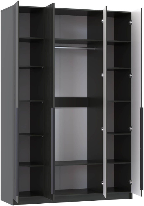 Брандо шкаф для одежды 67.13 МДФ Диамант серый