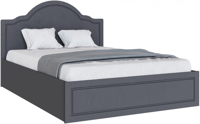 Кровать 1,4 с ортопед. основанием Апполия, Графит серый/Лунный кратер