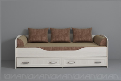 Кровать Колибри 80*190, рамка, Бодега белая