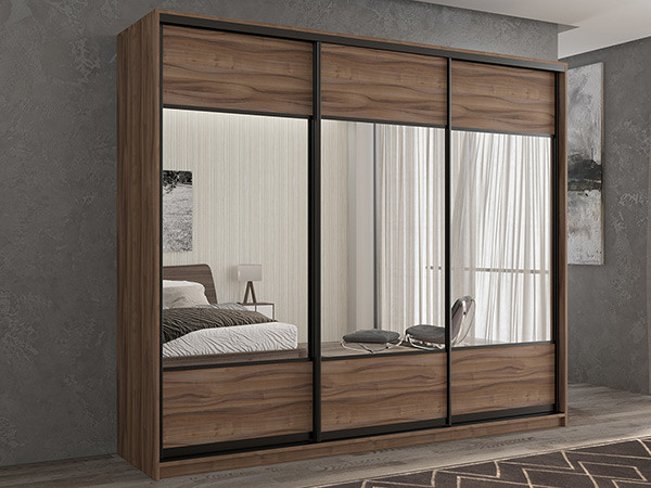 Шкаф-купе Кааппи 6 Орех Тьеполло 210х60х230 см