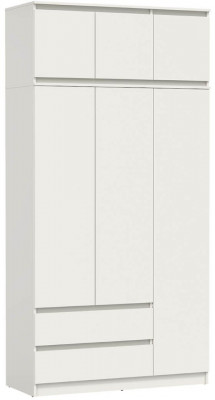 82.02 шкаф + 82.05 тумба Берген Белый