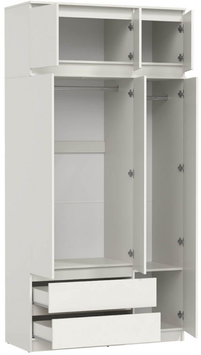 82.02 шкаф + 82.05 тумба Берген Белый