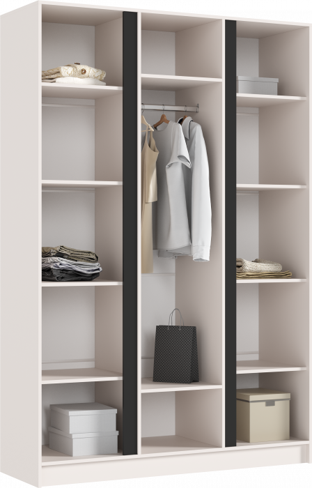 Келвин Шкаф 3-х створчатый 1500, Кашемир, Кашемир