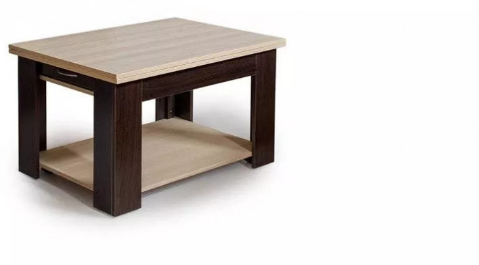 Стол журнальный-трансформер СЖТ-1 Венге/Ясень
