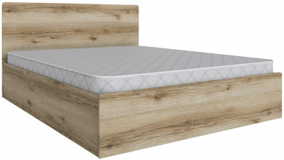 Кровать 160х200 Мадрид с настилом ДСП (МД-1), Дуб делано