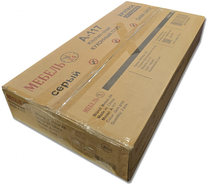 Два стула Мебель--24 A-117, белый