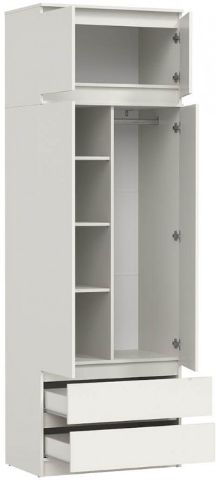 82.03 шкаф + 82.06 тумба Берген Белый