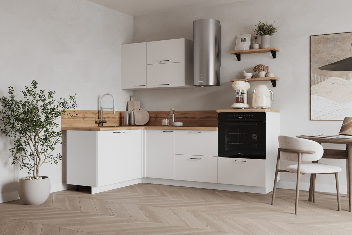 КГ Угловой 1500*2250 (без пм) , Белый софт матовый  Арника РМ в.4