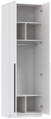 Брандо шкаф для одежды 67.10 ЛДСП Белый