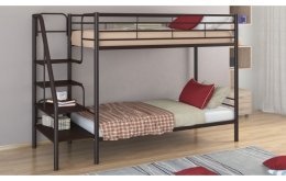 Двухъярусная кровать Толедо 90х190, коричневый / Венге