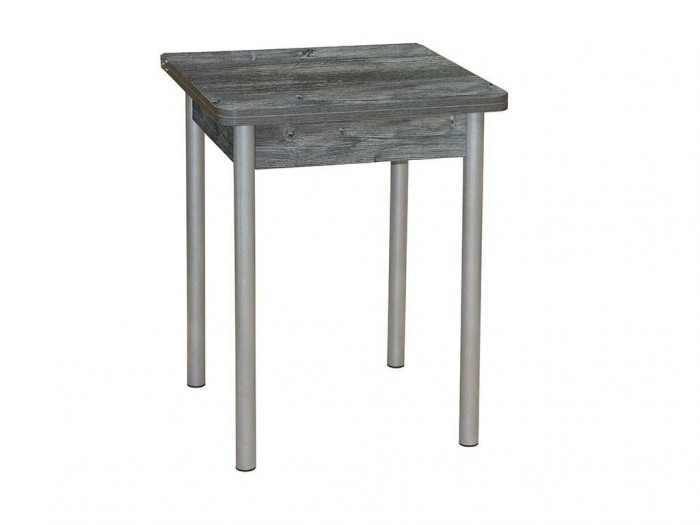 Эко 60х60 стол обеденный раскладной / пасадена/металлик