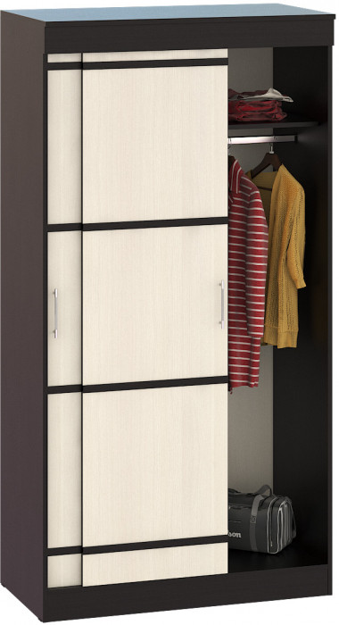 Сакура Шкаф-купе 1140, венге/дуб лоредо