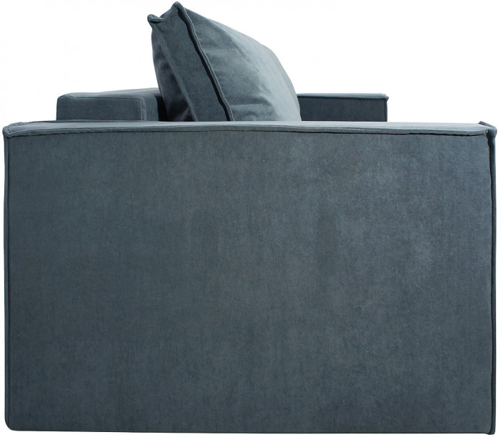 Диван-еврокнижка Лофт Люкс 140, велюр серый