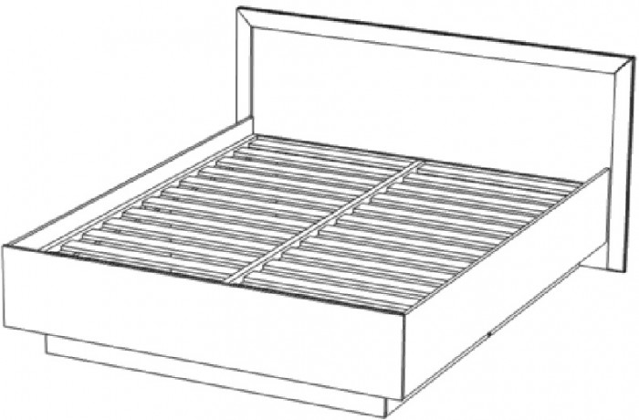 Кровать 140х200 с подъемным механизмом 