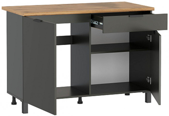 Венера стол 1200 Диамант Серый