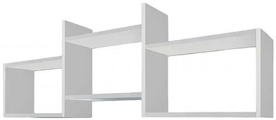 Полка навесная Кубик-6 Белый