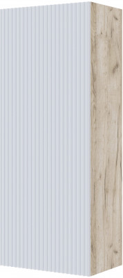 Шкаф навесной Сириния, Дуб крафт серый/Светло-серый