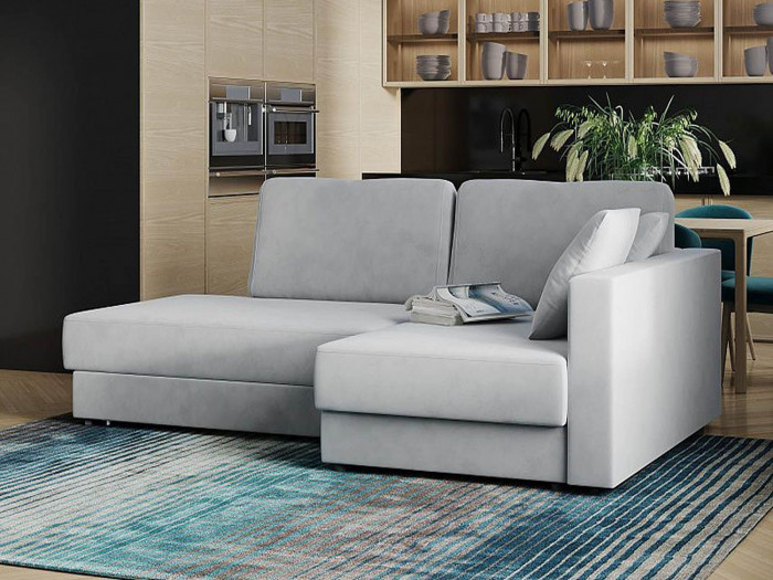 Диван угловой Бостон / Ультра смог