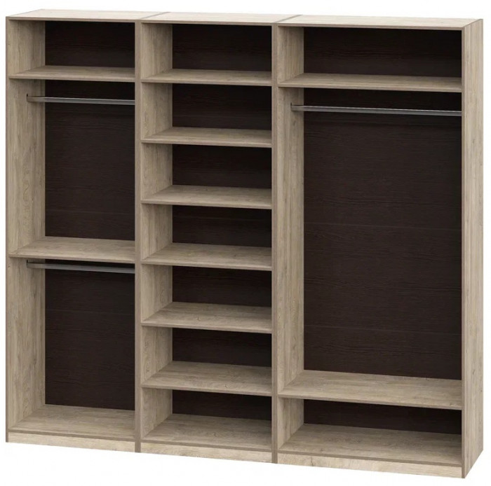 Шкаф без фасадов Этна 2.5 м. Комплект 1