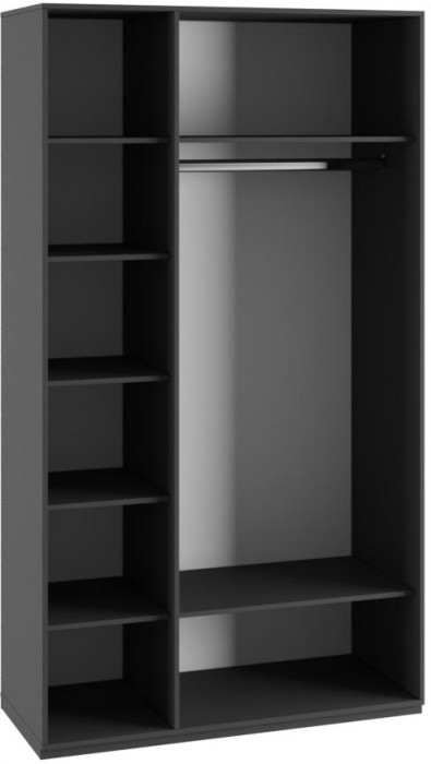 Шкаф трехстворчатый Ника, Эйхория, Графит