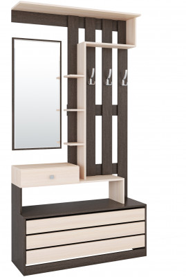 Ямайка Центральная секция ЯПЦС-1 (1100*2100*350) венге/дуб молочный