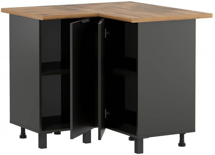 Венера стол угловой Диамант Серый