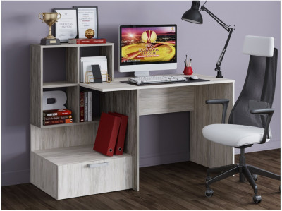 Компьютерный стол СК-16 (Артвуд темный / Артвуд светлый)