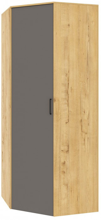 Бруно Шкаф угловой Дуб Вотан / Серый графит