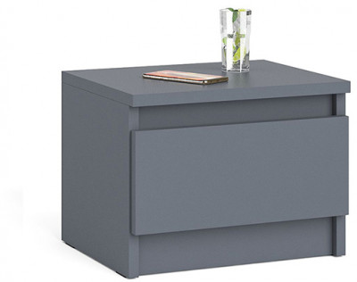 Мори Тумба прикроватная ТПМ400.1, цвет графит, ШхГхВ 40,4х34,6х30 см.
