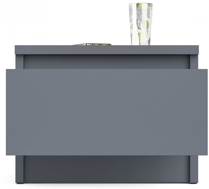 Мори Тумба прикроватная ТПМ400.1, цвет графит, ШхГхВ 40,4х34,6х30 см.