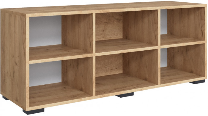 Модульная гостиная Дублин, набор №1, Дуб крафт золотой/Графит серый