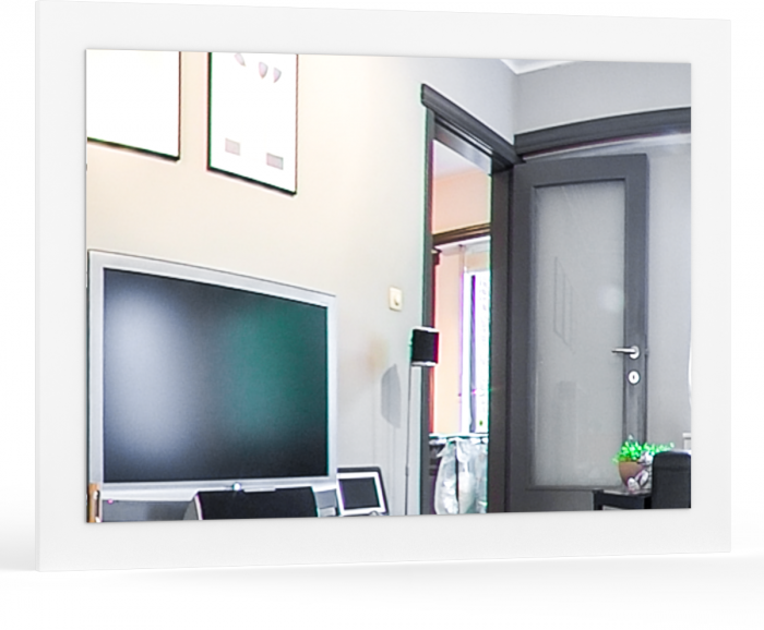 Камелия спальня № 5 Кровать 1400 + Две тумбы + Комод + Зеркало, цвет белый, сп.м. 1400х2000 мм., б/м, основание есть