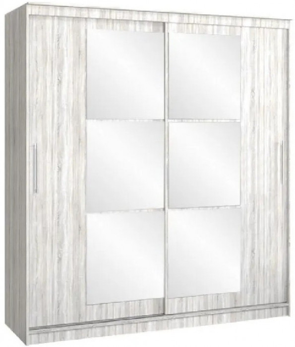 Шкаф-купе Элегант 3 2000 (Сандал светлый)